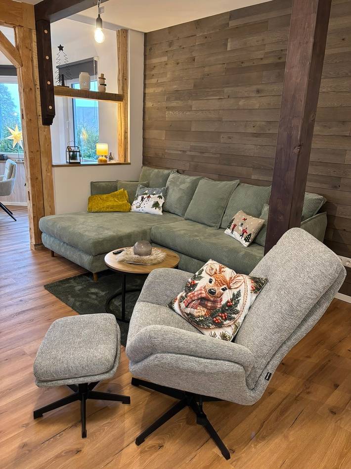 Ferienwohnung für 6 Personen, mit Terrasse und Garten sowie Ausblick, mit Haustier - 1