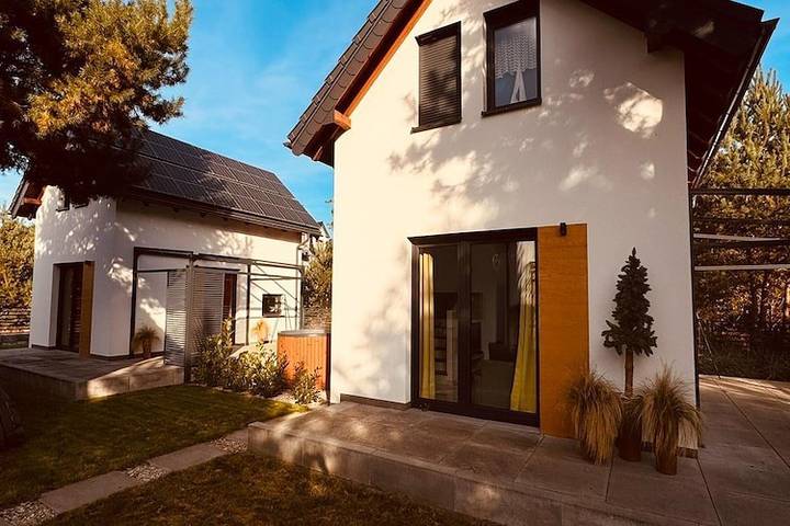 Dom dla 3 osób, z taras i jacuzzi, Dla rodziny na Kaszuby