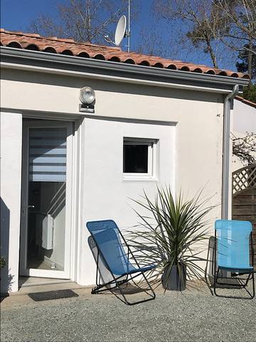 Gîte pour 2 personnes, avec jardin à Saint-Hilaire-de-Riez
