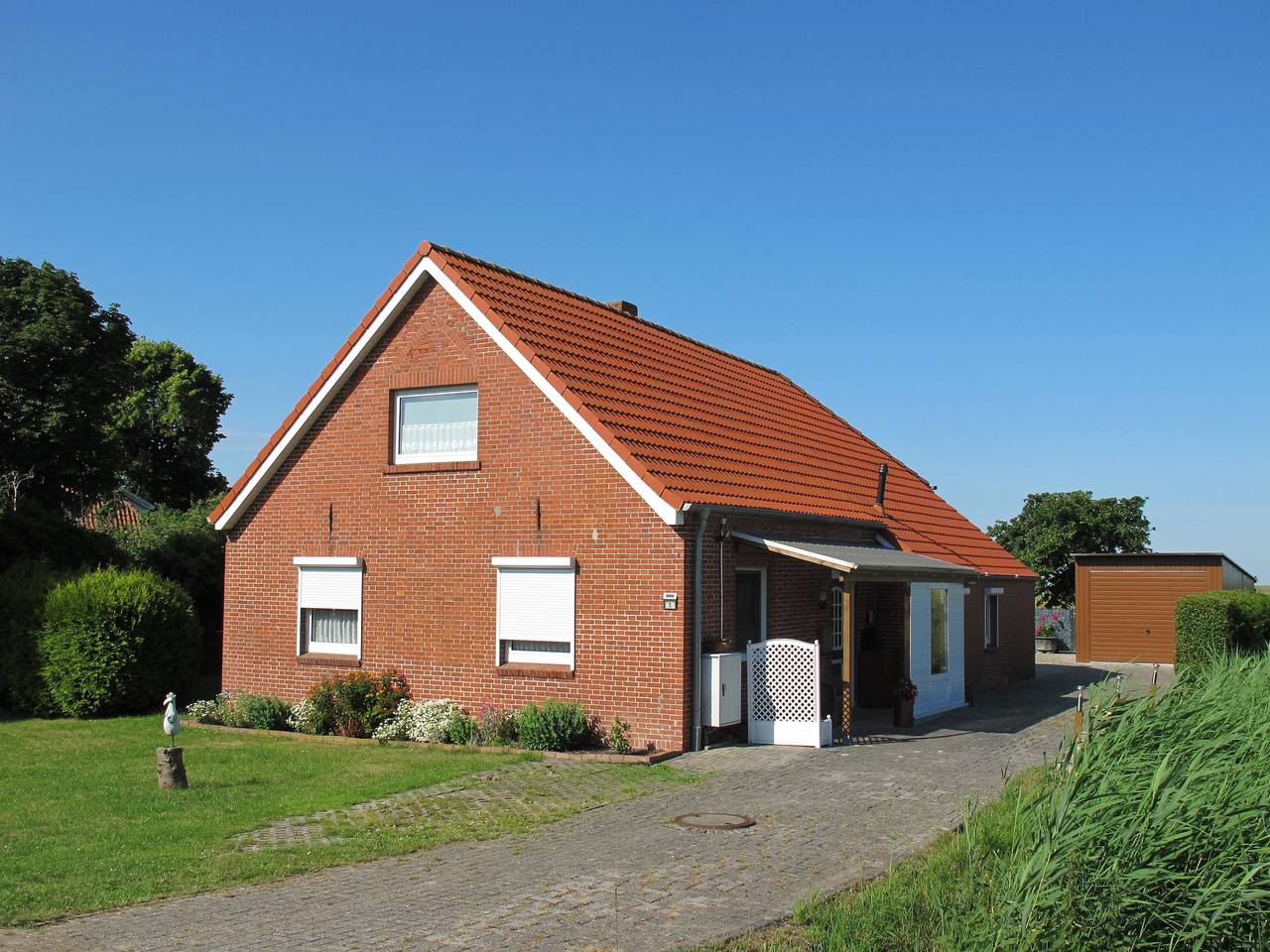 Ferienhaus Stickliesel (Ditz125) am Dollart (Emsmündung) Nähe  Emden (Fähre) in Ditzum, Ostfriesland