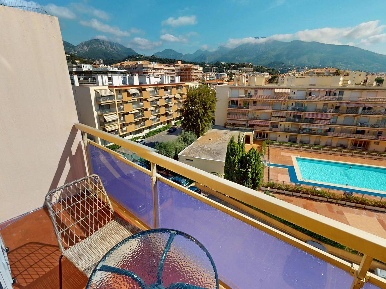 Studio entier, Studio climatisé, terrasse vue mer in Roquebrune-Cap-Martin, Côte méditerranéenne (France)