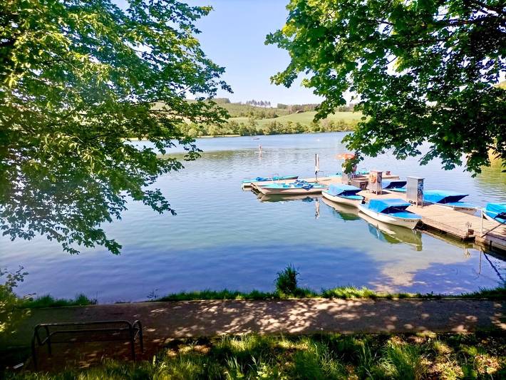 Ferienhaus für 7 Personen, mit Seeblick und Sauna sowie Balkon, kinderfreundlich in die Mittelgebirge - 4