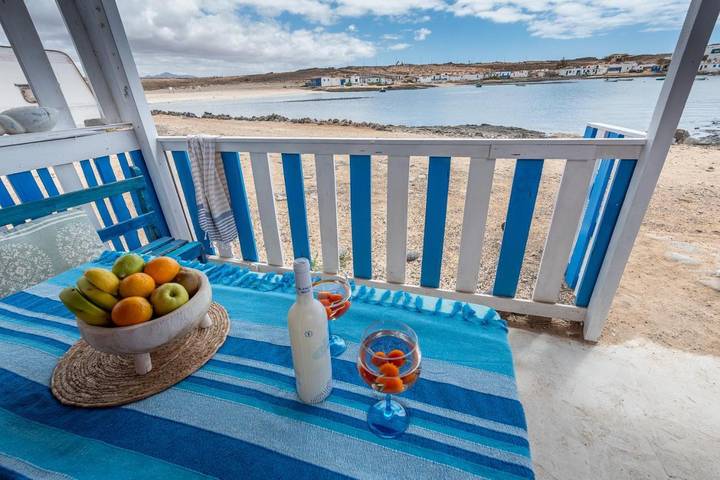 Apartamento para 2 personas, con vistas y balcón en La Oliva