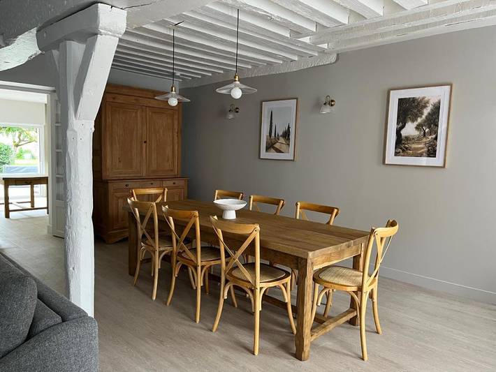 Location de vacances pour 7 personnes, avec jardin et vue à Saint-Dyé-sur-Loire