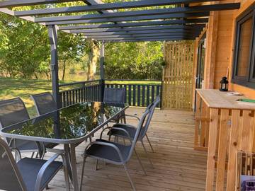 Cottage pour 7 personnes, avec vue et jardin à Lunay