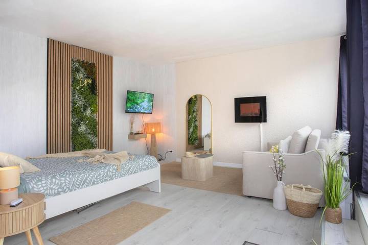 Appartement de vacances pour 2 personnes, avec Balcon ainsi que Terrasse et Vue