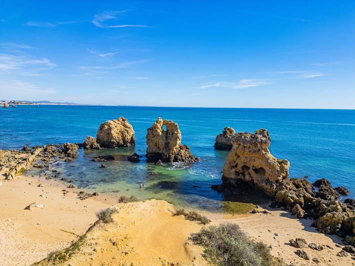 Ferielejlighed for 7 personer, med børnepool og balkon samt havblik i Albufeira