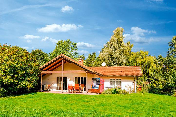 Ferienhaus für 6 Personen, mit Garten am Salzhaff