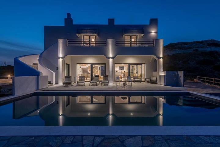 Villa für 4 Personen, mit Ausblick und Garten sowie Pool auf Kos - 3