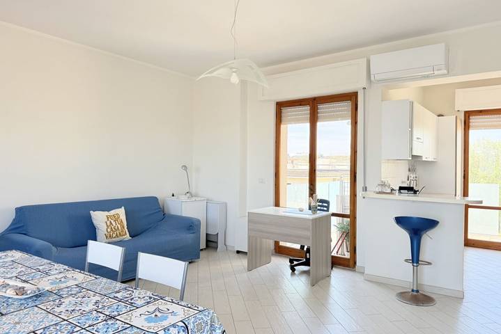Entire apartment, P095 - Porto Recanati, new three-room apartment with large terrace overlooking the sea in Porto Recanati, Adriatic Coast Marken