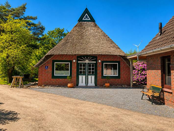 Ferienhaus für 4 Personen, mit Terrasse und Garten sowie Ausblick in Brake