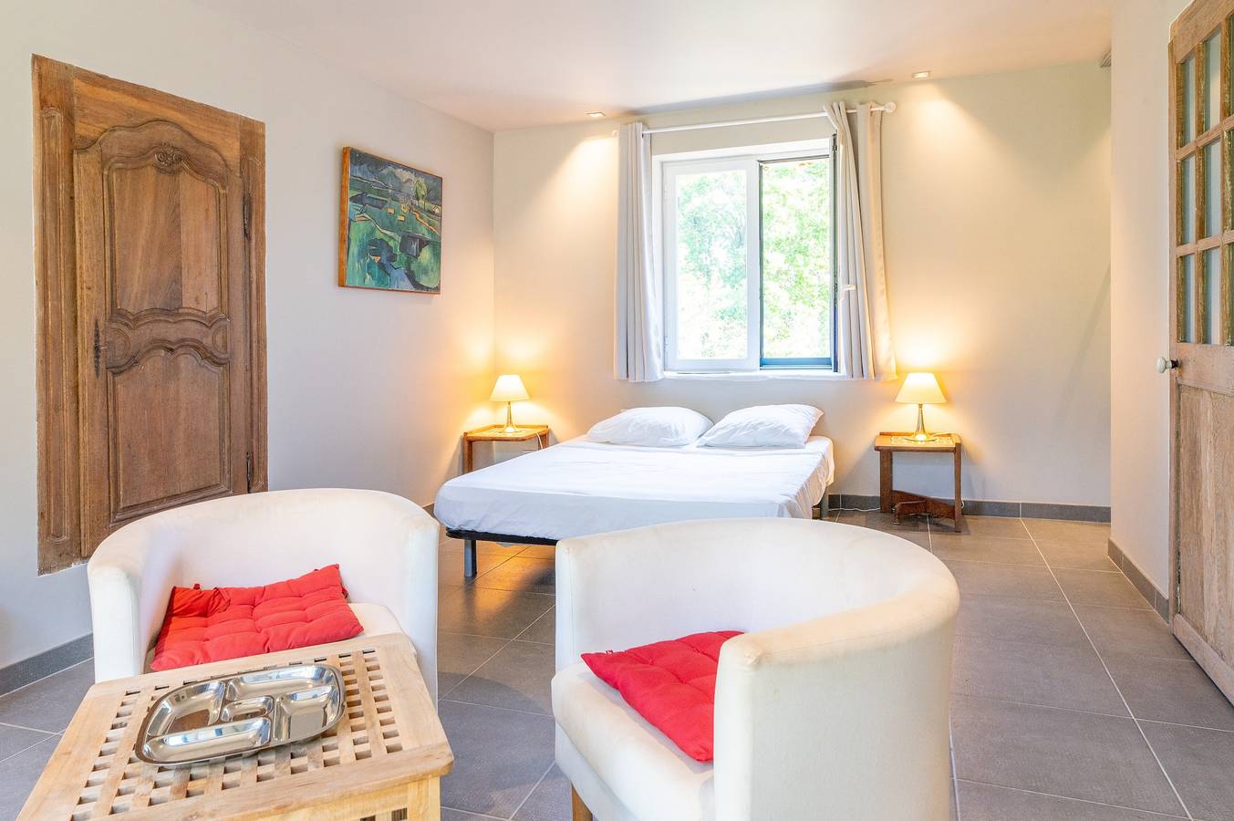 Studio entier, Studio « Le - Ancienne Cave » avec vue sur la montagne et Wi-Fi in Patrimonio, Région de Calvi