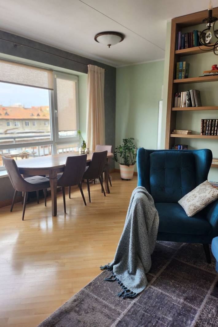 Apartament wakacyjny dla 3 osób, z balkon w Kłajpeda