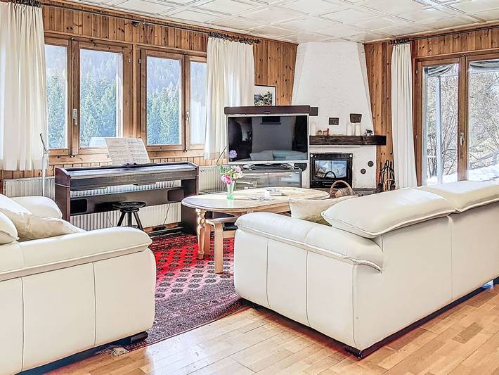 Maison de vacances pour 7 personnes, avec balcon dans Morgins