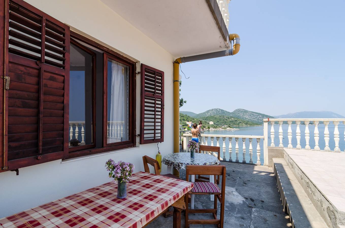 Ganze Wohnung, 2-Zimmer-Ferienwohnung am Strand Bucht Pjestata, Peljesac A-14440-e in Dubrovnik-Neretva