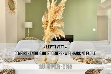 Gîte pour 6 personnes, avec vue, animaux acceptés dans Gare De Quimper