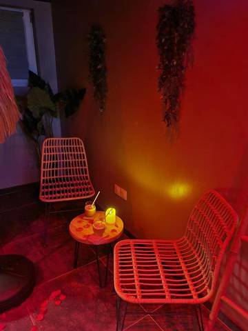 Chambre d’hôte pour 2 personnes, avec jardin et terrasse ainsi que sauna et jacuzzi dans Leforest