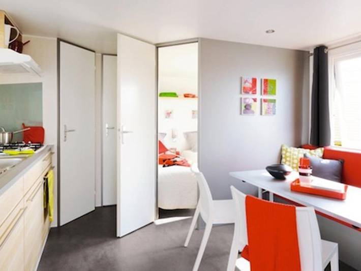 Camping Parc Mogador - Mobilhome 4 personas - Mobil-home Caribe - 24m² - 2 habitaciones in Sanary-sur-Mer, Costa mediterránea (Francia)