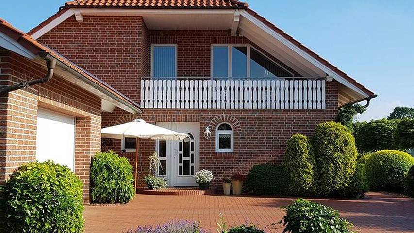 Gîte pour 2 personnes, avec balcon à Rhauderfehn