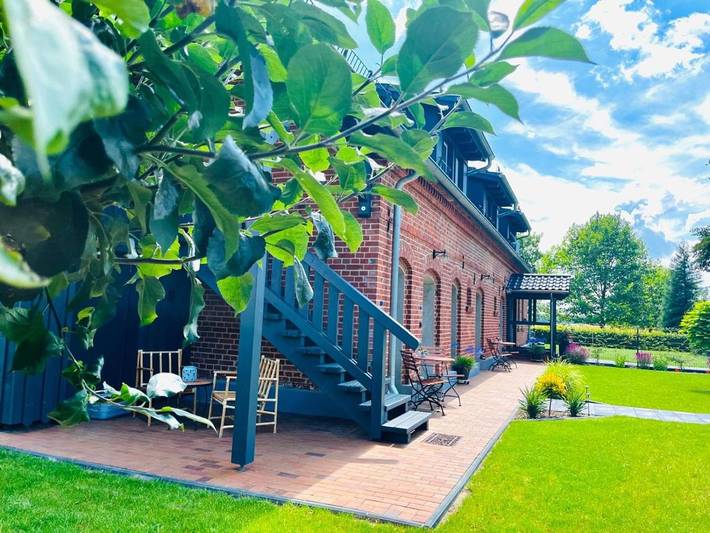 Ferienwohnung für 2 Personen, mit Terrasse und Garten in Dissen-Striesow