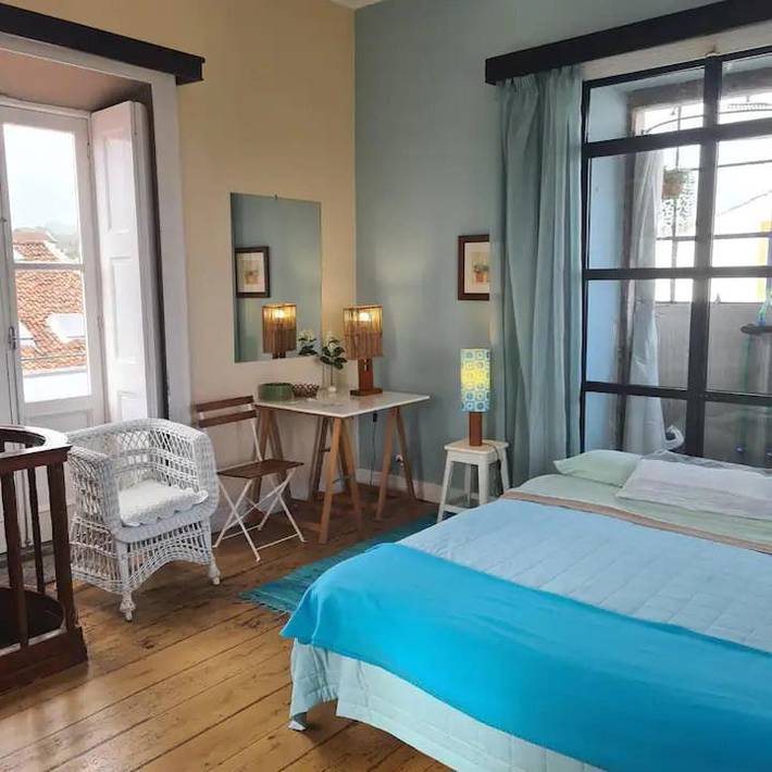 Pousada para 2 pessoas, com vista e varanda nos Açores