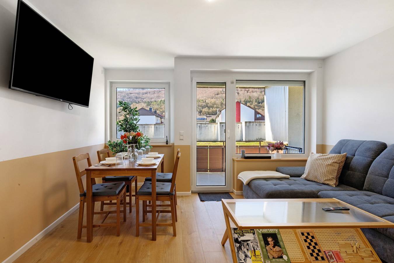 Ganze Wohnung, Apartment „Deluxe in ruhiger Lage“ mit Balkon und Wlan in Oberkochen, Erlebnisregion Ostalb region