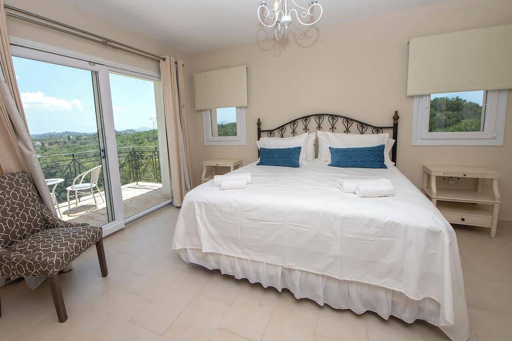 Luxury villa with panoramic sea views in Corfu - Villa Balatsinos in Poulades, Korfu