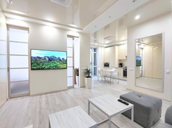 Apartament wakacyjny dla 2 osób, z Balkon i Taras oraz Widok w Lwów