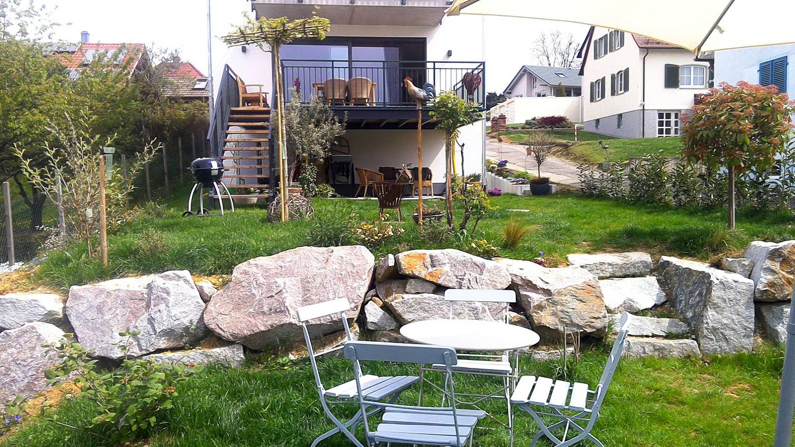 Ganze Ferienwohnung, Rebgärtle - Ferienwohnung Rebgärtle, 50qm, 1 Schlafzimmer mit Ankleidezimmer für 2 Personen in Britzingen, Müllheim