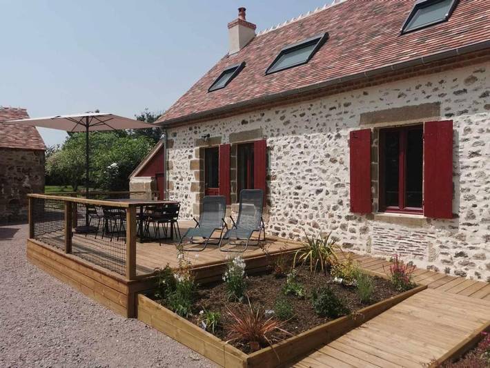 Maison de vacances pour 4 personnes, avec terrasse et jardin