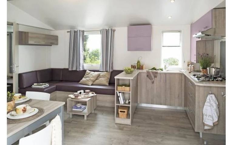 Mobil home pour 8 personnes, avec bassin pour enfant à La Romieu - 4