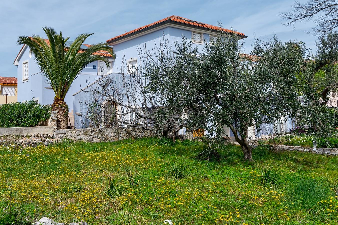 Ganze Wohnung, Ferienwohnung Gala mit Meerblick am Strand in Nerezine, Kvarner Inseln