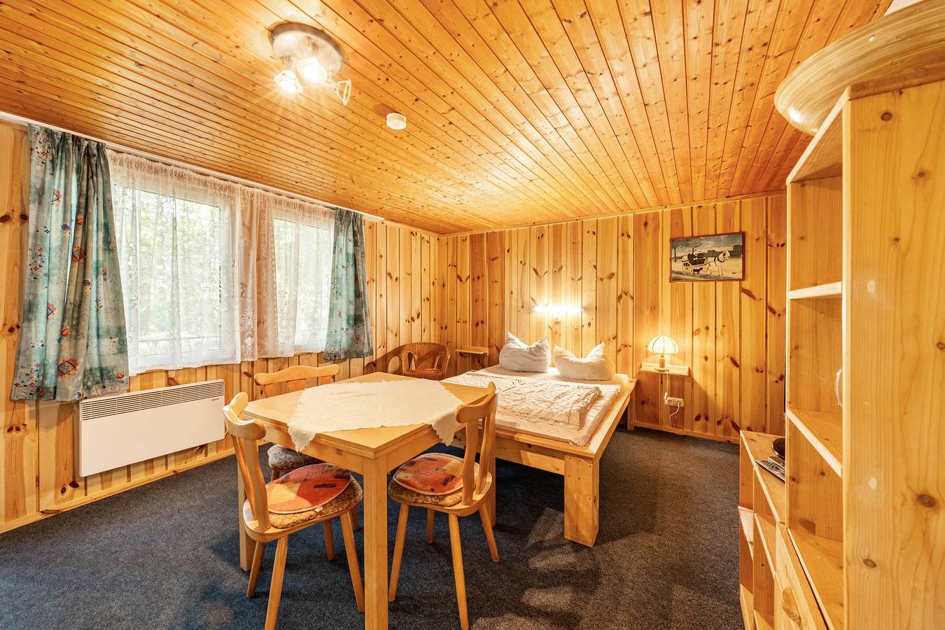 Bungalow '13 - Finnhütte' mit privater Terrasse und Gemeinschaftsgarten in Niesky, Oberlausitz-Niederschlesien