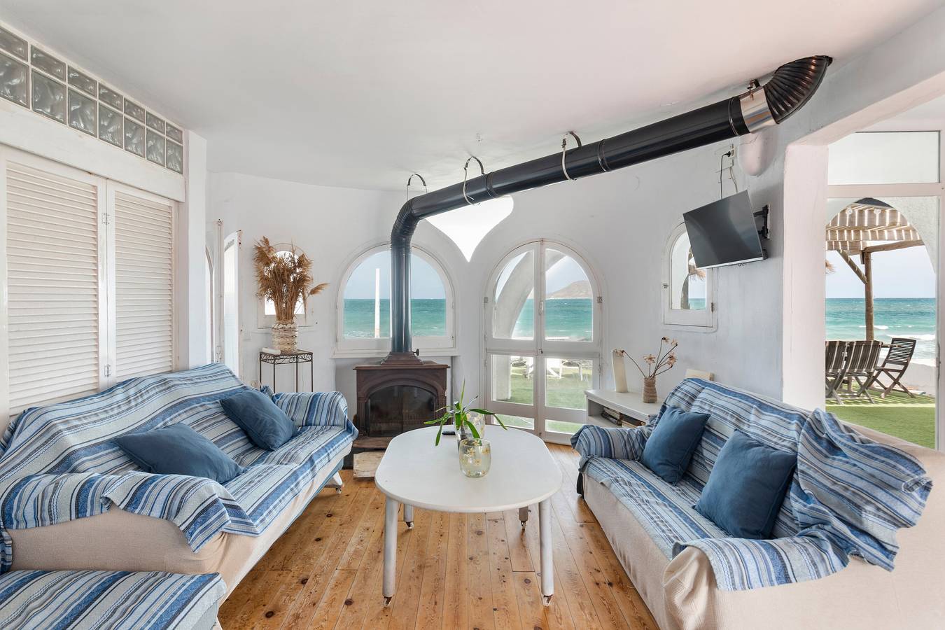 Ferienhaus '3aguas Mediterraneo' mit Meerblick, privatem Pool und Wlan in Los Miradores del Puerto, San Javier