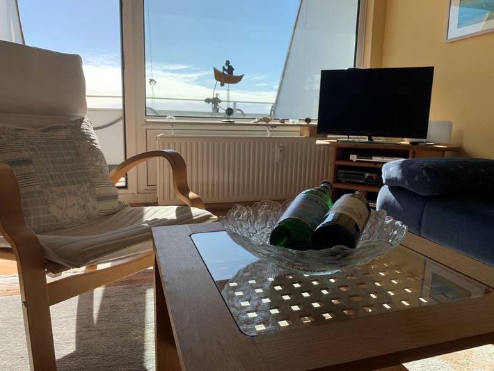 Ferienwohnung für 4 Personen, mit Ausblick und Seeblick sowie Balkon, mit Haustier auf Amrum - 3