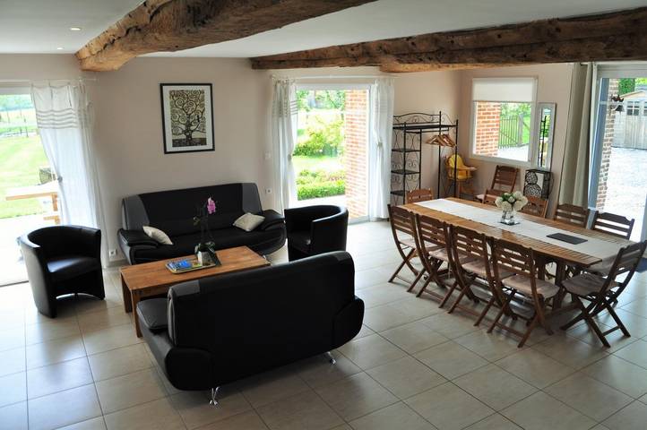 Gîte pour 8 personnes, avec jardin et terrasse en Seine-Maritime - 2