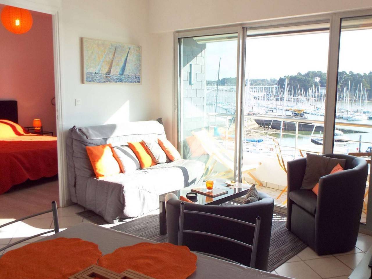 Apartamento entero, Apartamento de 2 piezas con parking en La Trinité-sur-Mer in La Trinité-sur-Mer, Côte des Mégalithes