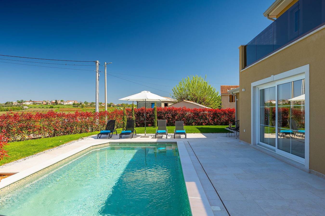 Traumhafte Finca mit Privatpool und Panoramablick in Vizinada, Zentralistrien
