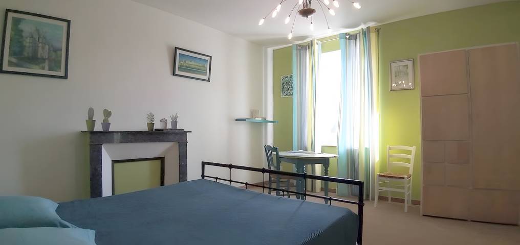 Bed and Breakfast 'Chambre Anis' with Shared Garden and Wi-Fi in Cheillé, Loire Valley
