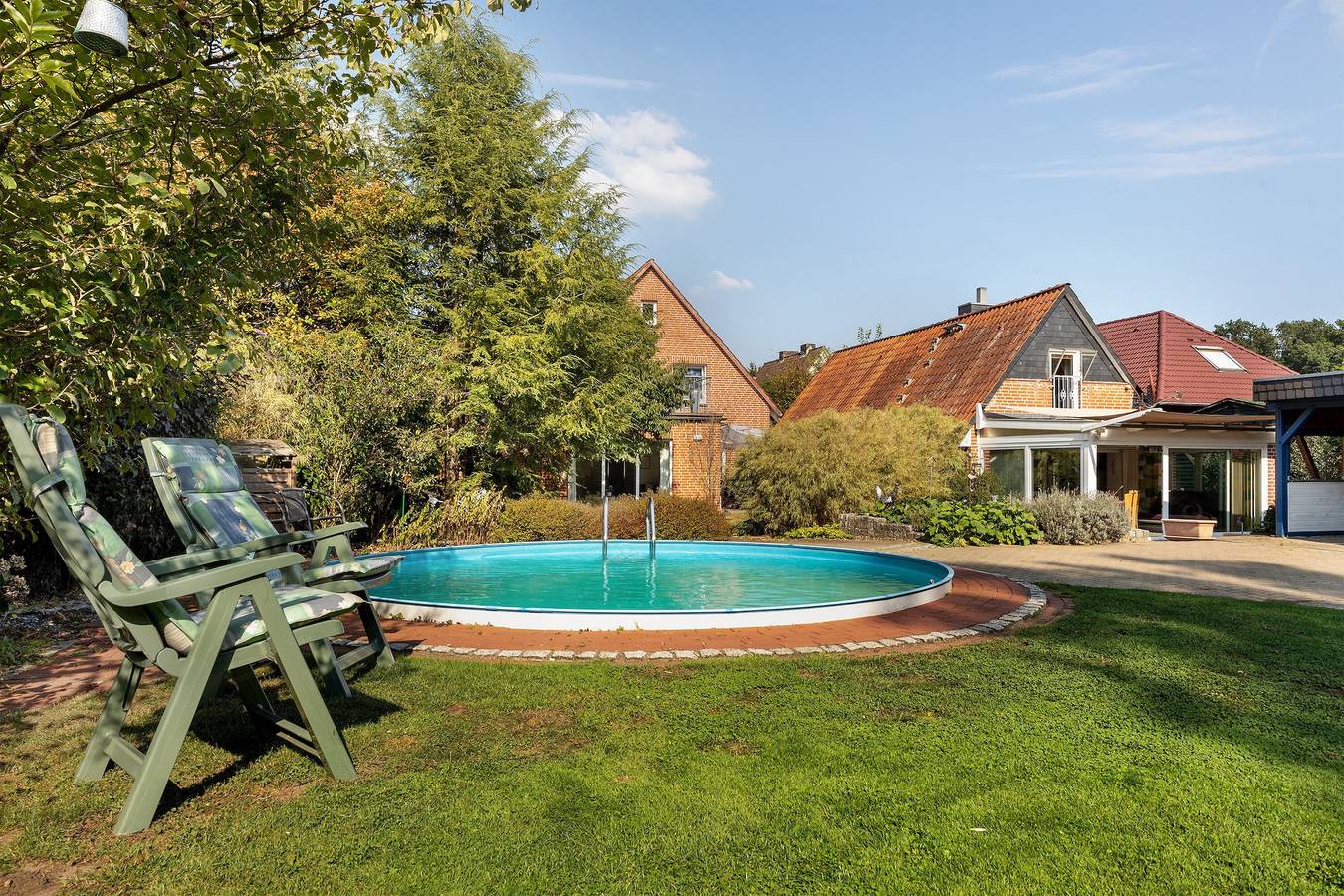 Ferienhaus 'In Oerrel Mit Pool' mit privatem Pool, privater Terrasse und Wlan in Munster (Niedersachsen), Landkreis Heidekreis