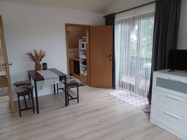 Studio für 4 Personen, mit Balkon