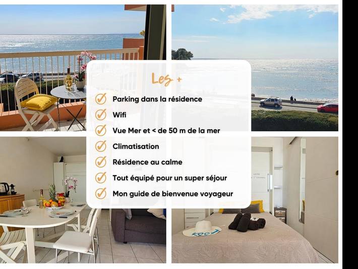 Studio für 2 Personen, mit Terrasse und Garten sowie Meerblick in Südfrankreich - 2