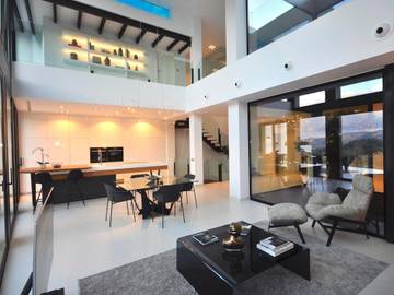 Búger: Grosse, moderne, luxuriöse Villa Montblau in Búger, Mallorca Inselmitte für 8 