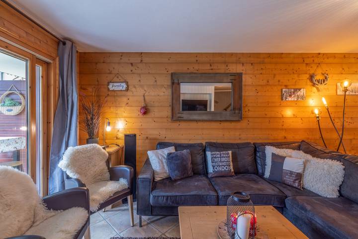 Entire apartment, Apartment 'Refuge De L'Alpage - Immoclean' with Mountain View, Balcony and Wi-Fi in Grand Massif, Morillon