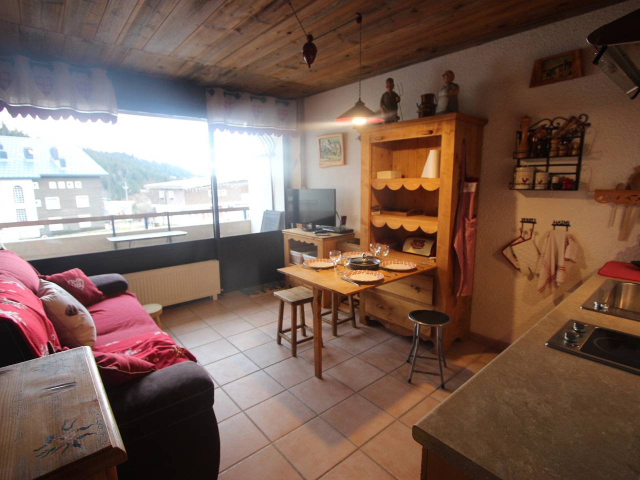 Ganzes Studio, Renoviertes Studio im Zentrum, 50m Pisten, 2-4 Pers in Chamrousse, Nationalpark Écrins