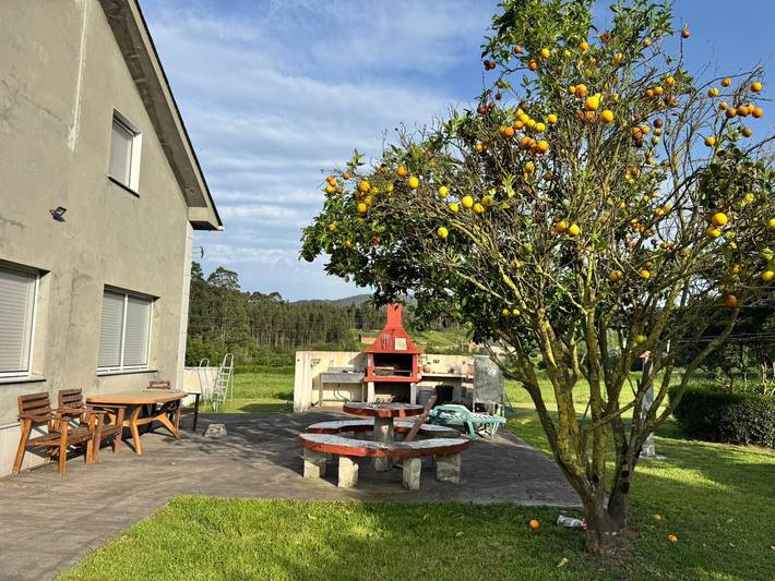 Casa de vacaciones para 9 personas, con jardín en Foz