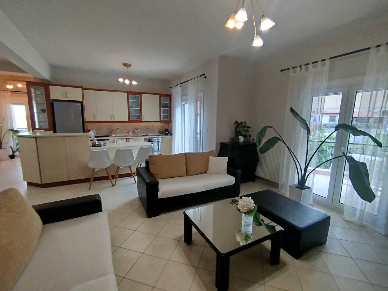 Ganze Wohnung, Apartment 'Aelia Horizon' mit privatem Balkon in Mirtofito, Eleftheroupoli