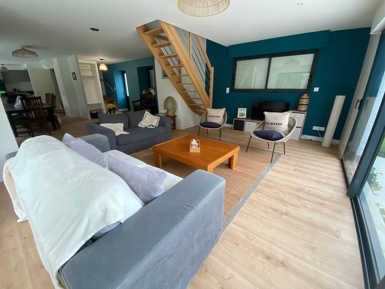 Ferienhaus 'Riantec' mit privater Terrasse, Garten und Wlan in Riantec, Côte des Mégalithes