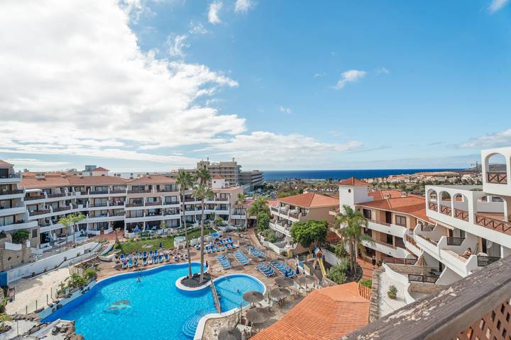 Apartamento de vacaciones para 3 personas, con piscina para niños y jardín en San Miguel de Abona