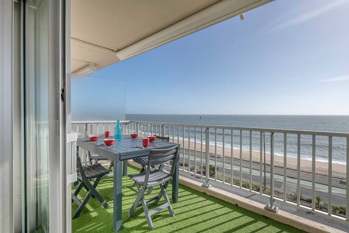 Holiday rental for 6 people, with Ocean view and Balcony in La Baule-Escoublac